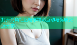 打开海角社区畅享精彩互动与优质资源分享