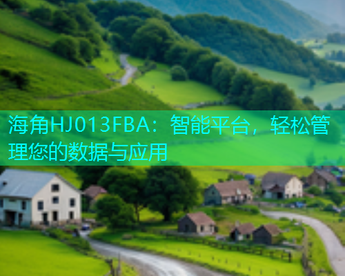 海角HJ013FBA：智能平台，轻松管理您的数据与应用